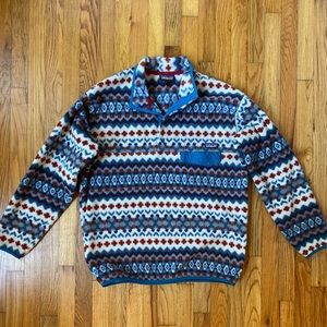 Patagonia pullover - tribal print